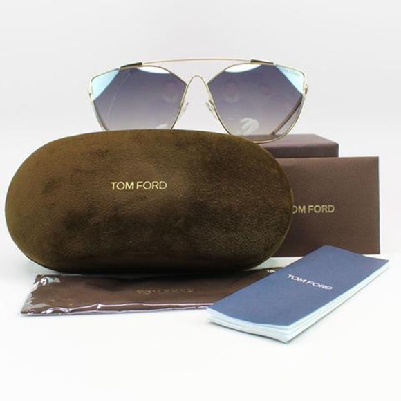 Tom Ford Women Sunglasses Smoke Mirrored Lens